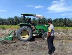 Polsek Kandis Dukung Ketahanan Pangan, Lahan Jagung 15 Hektare Disiapkan dan Tanaman Tumpang Sari Terus Dipantau