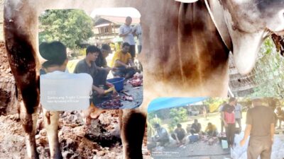 Masyarakat Aceh Duri Salurkan Ratusan Kilo Daging Qurban