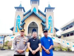 Camat Mandau Bersama Kapolsek Serta Danramil Salurkan Bibit Bantuan Kapolda Riau