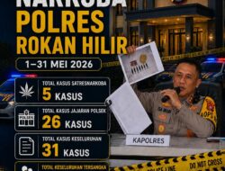 Polres Rokan Hilir Ungkap 31 Kasus Narkoba Selama Mei 2026, Kapolres: Komitmen Selamatkan Generasi Bangsa dari Bahaya Narkotika
