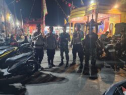 Polsek Panipahan Laksanakan Pengamanan Ibadah Umat Buddha di Vihara Dharma Bhakti Panipahan