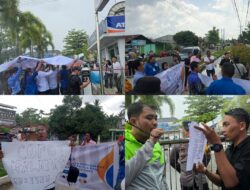 Diguyur Hujan, Massa Tetap Bertahan: Desak Copot Kalapas Labuhan Ruku dan Ungkap Kematian Warga Binaan  Batu Bara