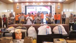 Semester I 2026, Polres Simalungun Ringkus 69 Tersangka Kejahatan 3C dan Bongkar Perdagangan Satwa Dilindungi