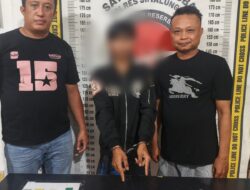 Polsek Gunung Malela Gerak Cepat Bekuk Pelaku Pengedar Sabu di Pinggir Sungai Bukit Maraja