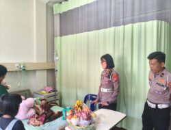 Jelang HUT Bhayangkara ke-80, Satlantas Polres Simalungun Gelar Bakti Sosial Jenguk Korban Kecelakaan Lalu Lintas