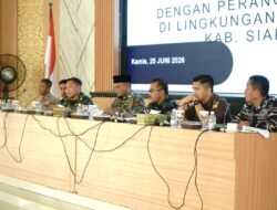 Forkopimda Kabupaten Siak Gelar Rakor SPMB dan Kesiapsiagaan Karhutla, Dandim 0322/Siak Tekankan Deteksi Dini dan Kolaborasi