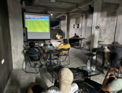 Polsek Panipahan Gelar Nobar Piala Dunia FIFA 2026, Pererat Silaturahmi dan Sampaikan Pesan Kamtibmas