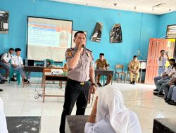 Polsek Panipahan Gelar Sosialisasi dan Penyuluhan Bahaya Narkoba di SMAN 1 Pasir Limau Kapas