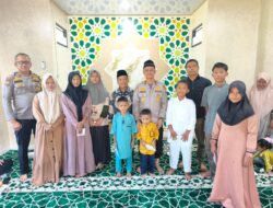 Bangun Mental dan Integritas Personel, Polsek Kandis Gelar Binrohtal serta Santuni Anak Yatim