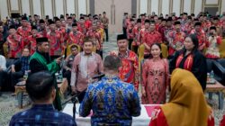 Camat Mandau Lantik LPMK Ketua RW/RT Kelurahan Air Jamban