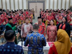 Camat Mandau Lantik LPMK Ketua RW/RT Kelurahan Air Jamban