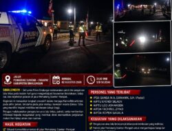 Sat Lantas Polres Simalungun Patroli Malam Jalur Siantar-Parapat, Antisipasi Balap Liar dan Kejahatan Jalanand Diakhir Pekan