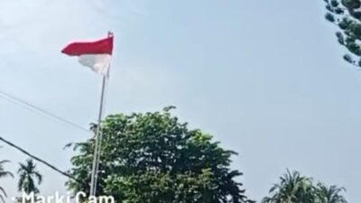 Bendera Merah Putih Di Perkebunan Tanah Itam Ulu, Telah Berkibar, Setelah Adanya Pemberitaan Beberapa Media