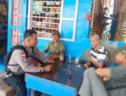 POLSEK PANIPAHAN HADIR DI TENGAH MASYARAKAT, PERKUAT COOLING SYSTEM JAGA PANIPAHAN TETAP KONDUSIF