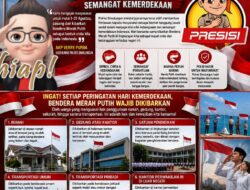 Polres Simalungun Ajak Masyarakat Kibarkan Bendera Merah Putih, Wujudkan Indonesia yang Semarak dan Penuh Semangat Kemerdekaan