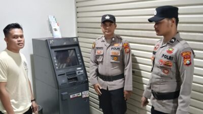 POLSEK PANIPAHAN PERKETAT KRYD MALAM HARI, PATROLI PRESISI HADIR JAGA KAMTIBMAS TETAP KONDUSIF