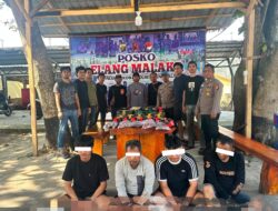 Polres Bengkalis Ringkus 4 Orang Terduga Pelaku Dan 28,97 Kilo Diduga Sabu