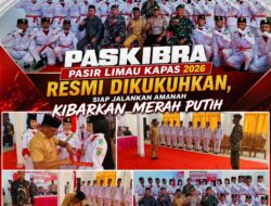 Paskibra Pasir Limau Kapas 2026 Resmi di Kukuhkan Siap Jalankan Amanah Kibarkan Merah Putih