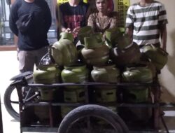 Polsek Bandar Huluan Bekuk Dua Terduga Pelaku Pencurian 34 Tabung Gas LPG 3 Kg