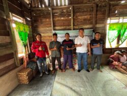 PT. GAS Kembali Serahkan Sembako Khusus Untuk Warga Sakai di Dusun Takolu Kampung Kandis