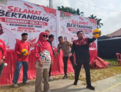 Camat Mandau Dan Ketua DPRD Buka Tournament Volly Ball Duri Timur