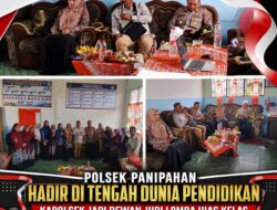 POLSEK PANIPAHAN HADIR DI TENGAH DUNIA PENDIDIKAN, KAPOLSEK JADI DEWAN JURI LOMBA HIAS KELAS DALAM SEMARAK HUT RI KE-81
