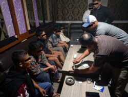 Polsek Mandau Bersama BKO Polres Bengkalis Razia Tempat Hiburan Malam