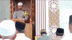 Jadi Khatib Jumat, Bhabinkamtibmas Polsek Bosar Maligas Ajak Jamaah Jaga Kedamaian, Persaudaraan dan Toleransi
