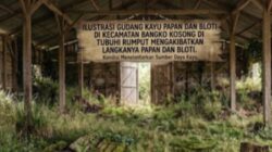 Kayu Papan dan Bloti Langka di Bangko, Warga Resah: Dari Mana Pasokan Kayu Rohil?