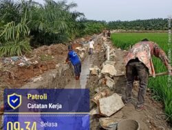 Proyek Saluran Irigasi Tanpa Papan Nama Berlangsung di Kerasaan II Simalungun