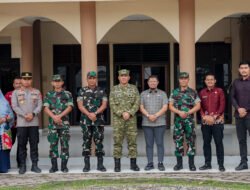 Camat Mandau Sambut Brigjend TNI (Mar) Freddy Jhon Hamonangan Pardosi