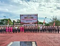 Momen Haru dan Bangga, Kompol Suit Purba Dasuha Terima Kenaikan Pangkat Pengabdian di Polres Simalungun