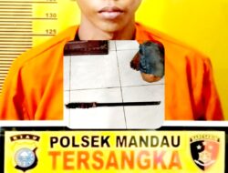 Pakai Samurai Ancam Orang Tuanya Ditangkap Polsek Mandau