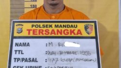 Polsek Mandau Tangkap MR Terduga Pencuri Dompet ATM Bank