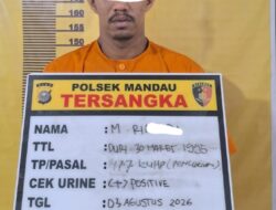 Polsek Mandau Tangkap MR Terduga Pencuri Dompet ATM Bank