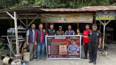Cegah KARHUTLA, Sat Reskrim Polres Simalungun Gencar Sambangi Warga dan Bagikan Stiker Imbauan