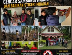 Cegah Api Sebelum Membesar, Sat Reskrim Polres Simalungun Gandeng Manggala Agni Sisir Kawasan Rawan Karhutla