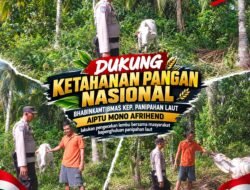 Dukung Ketahanan Pangan Nasional, Bhabinkamtibmas Kepengguluan Panipahan Laut Laksanakan Pengecekan Ternak Lembu Bersama Masyarakat