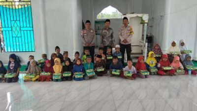 Pererat Silaturahmi, Polsek Panipahan Salurkan Amanah Kapolres Rohil ke Anak Yatim