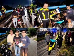 Dianggap Meresahkan Tujuh Balap Liar Diangkut Kepolsek Mandau