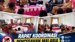 Rapat Koordinasi Pencegahan Malaria, Polsek Panipahan Dorong Sinergitas dan Kepedulian Masyarakat