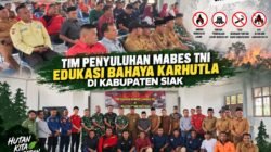 Tim Mabes TNI Perkuat Edukasi Karhutla di Mempura, Ajak Masyarakat Cegah Kebakaran Sejak Dini