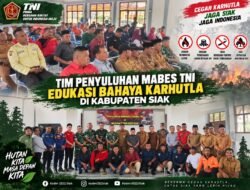 Tim Mabes TNI Perkuat Edukasi Karhutla di Mempura, Ajak Masyarakat Cegah Kebakaran Sejak Dini