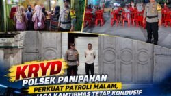 KRYD Polsek Panipahan Perkuat Patroli Malam, Jaga Kamtibmas Tetap Kondusif