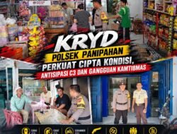 KRYD POLSEK PANIPAHAN PERKUAT CIPTA KONDISI, ANTISIPASI C3 DAN GANGGUAN KAMTIBMAS