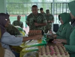 Sambut HUT TNI ke-81, Kodim 0322/Siak Gelar Bazar Sembako Murah untuk Masyarakat