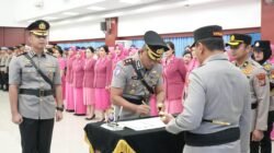 AKBP Eko Jabat Kapolres Bengkalis AKBP Fahrian Berangkat Ke Pulau Jawa