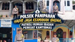POLSEK PANIPAHAN HADIR JAGA KEAMANAN IBADAH, PATROLI RUMAH IBADAH PERKUAT KAMTIBMAS