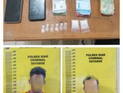 Polsek Kandis Ungkap Peredaran Sabu 7,68 Gram di Kandis, Dua Tersangka Diamankan