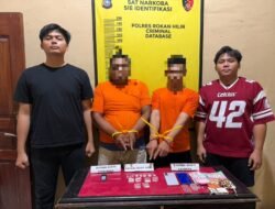 POLSEK PANIPAHAN BERSAMA SAT NARKOBA POLRES ROHIL UNGKAP KASUS NARKOTIKA JENIS SABU DI PASIR LIMAU KAPAS